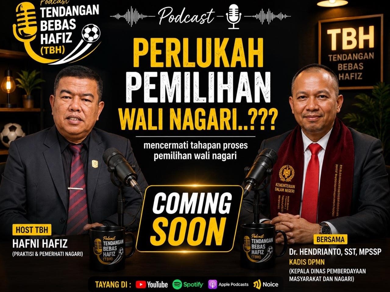 Comeback! Podcast TBH Kupas Tuntas Pilwana di 23 Nagari Kabupaten Solok Bersama Kepala DPMN