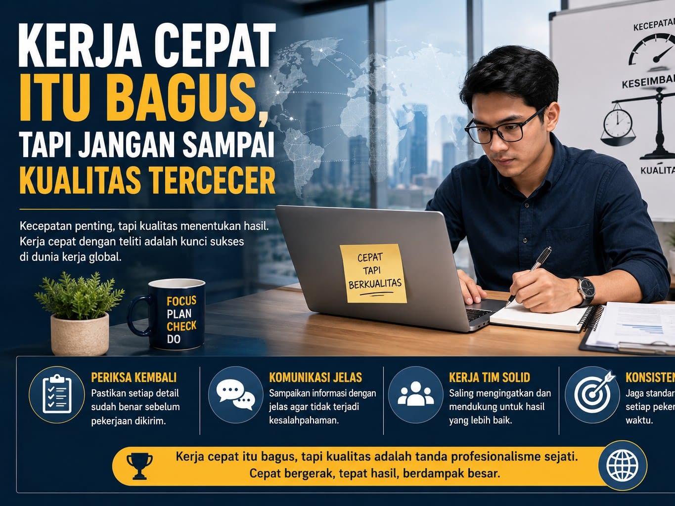 Kerja Cepat itu Bagus, Tapi Jangan Sampai Kualitas Tercecer