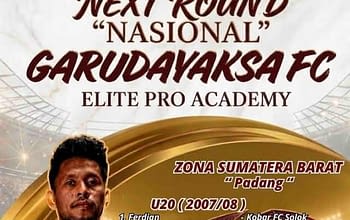 Ferdian Pemain Kobar FC Terpilih Wakili Sumatera Barat ke GarudaYaksa FC Elite Pro Academy U-20 Nasional