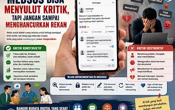 Medsos Bisa Menyulut Kritik, Tapi Jangan Sampai Menghancurkan Rekan
