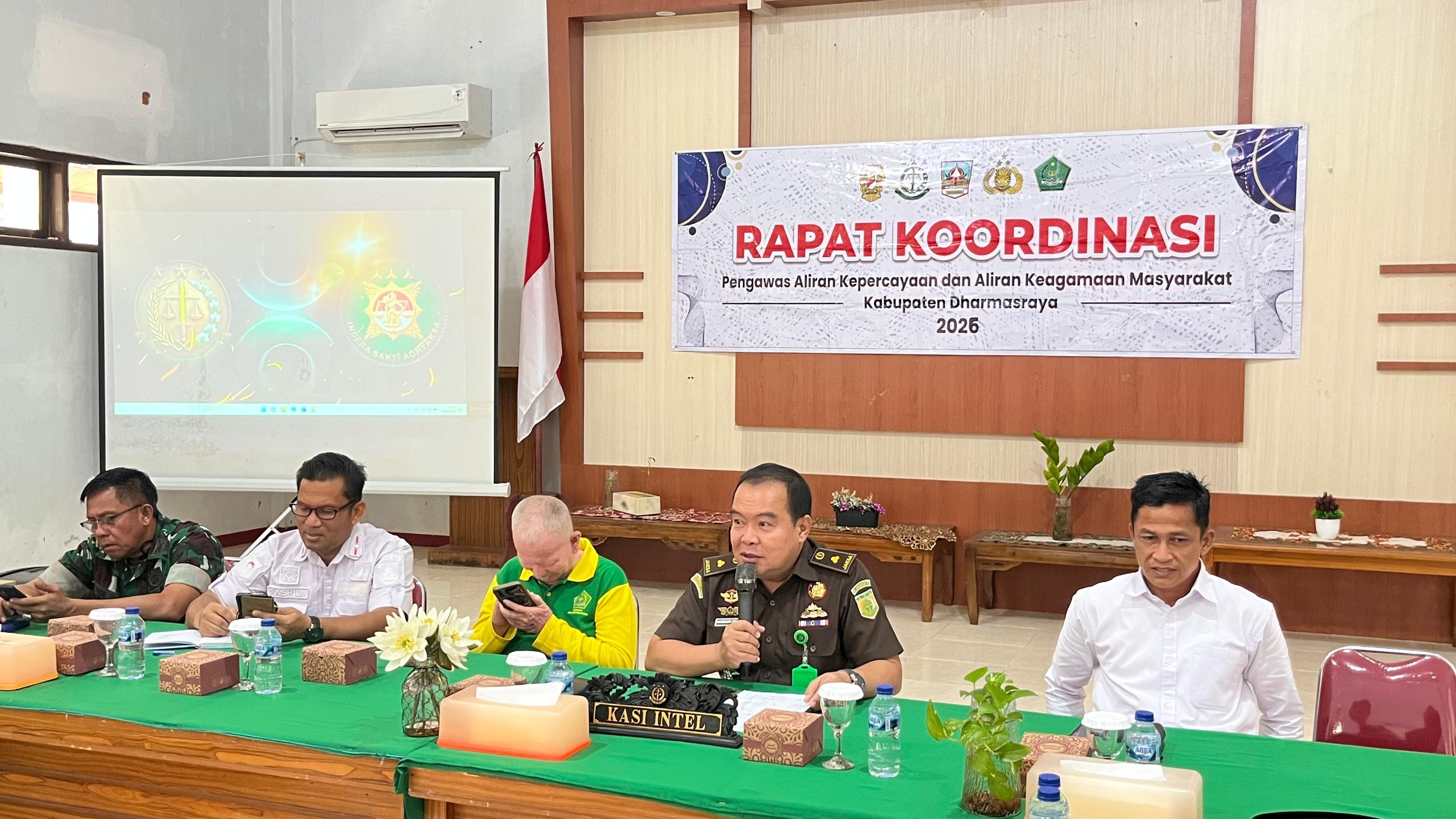 Kejari Dharmasraya Gandeng Lintas Instansi, Perkuat Pengawasan Aliran Kepercayaan