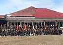 Pelepasan kontingen Forki kabupaten Solok dalam rangka Kejurprov 2026 di Pasaman Timur.