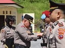 Kapolres Solok Pimpin Sertijab Kasat Reskrim dan Kapolsek Payung Sekaki