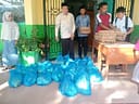 MTsN 5 SOLOK TERIMA PAKET SANTUNAN YATIM DARI BAZNAS DAN KEMENAG KAB. SOLOK.