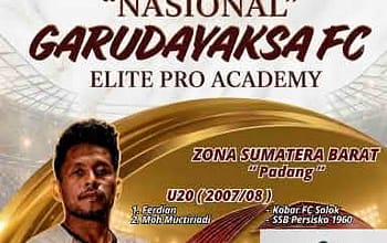 Ferdian Pemain Kobar FC Terpilih Wakili Sumatera Barat ke GarudaYaksa FC Elite Pro Academy U-20 Nasional