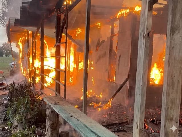 BERITA DUKA: RUMAH WARGA JORONG RIMBO DATA LUDES TERBAKAR DISAMBAR PETIR.